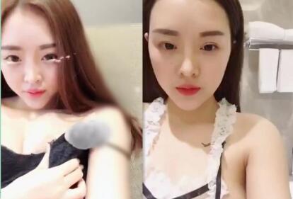 高顏值網紅新人主播妍寶寶出名後酒店援交土豪