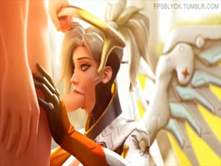 Mercy14守望先鋒Sfm和Blender色情彙編