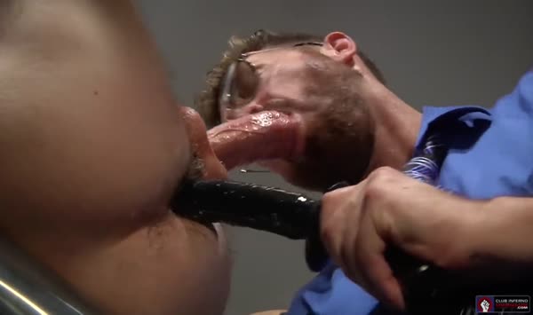 A hunk man wanted to make his dick bigger and massage it83