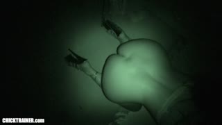 SPOOKY PORN! Fucked in the middle of the night. Britney Swallows 2 loads