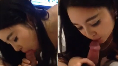 长发清纯小妹情趣酒店深喉口爆，激情喷射！