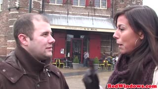 Amsterdam whore jizzed in mouth