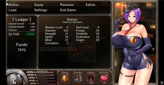 Karryn's Prison [RPG Hentai game] Ep.3 naked nap in the prison while the guards are jerking off