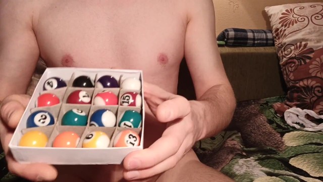 MoscowFaggot-16x肛门池球插入。肛门游戏。俄罗斯同性恋荡妇。卡姆肖特。