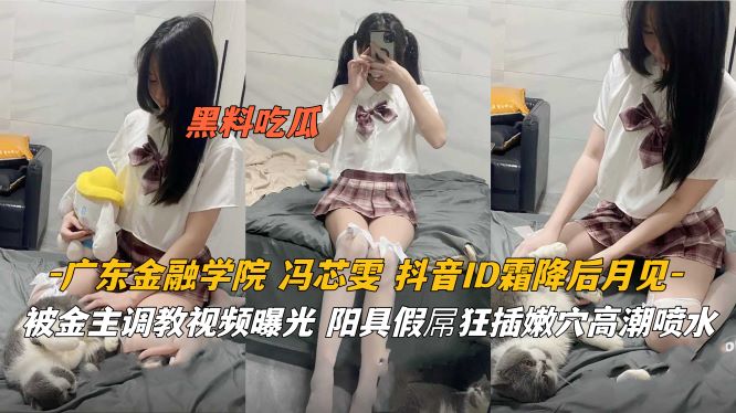 广东金融学院嫩妹沦陷！金主肉棒狂插校花骚穴，偷拍调教视频流出