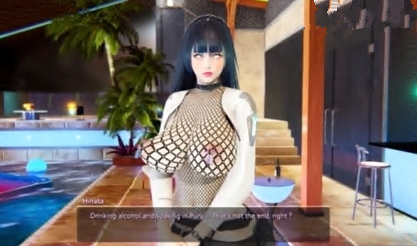 爆乳雏田在泳池偷吃八尾人柱力