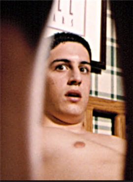 Not at all afraid of being watched