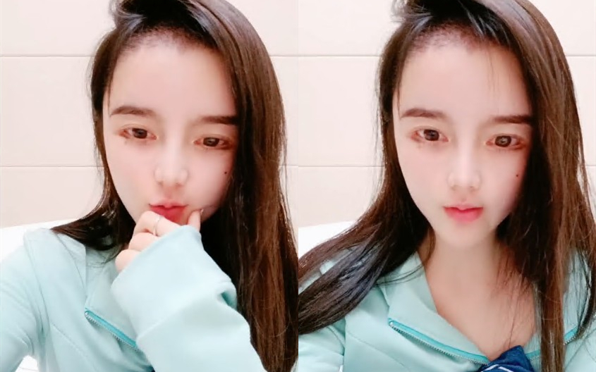 清纯大眼超白嫩