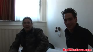 Real dutch hooker in lingerie doggystyled